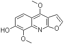 CAS 登录号：5876-17-5, 单叶芸香品碱, 7-羟基-8-甲氧基白藓碱