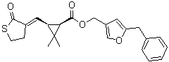 structure of CAS# 58769-20-3, Kadethrin