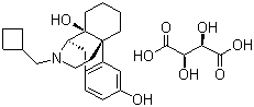 structure of CAS# 58786-99-5, Butorphanol tartrate