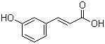 3-Hydroxycinnamic acid molecular structure (CAS 588-30-7)