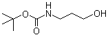 structure of CAS# 58885-58-8, tert-Butyl N-(3-hydroxypropyl)carbamate