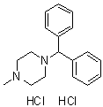 CAS # 5897-18-7, Cyclizine dihydrochloride, 1-(Diphenylmethyl)-4-methylpiperazine dihydrochloride