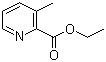 CAS # 58997-10-7, Ethyl 3-methyl-2-pyridinecarboxylate, 3-Methyl-2-pyridinecarboxylic acid ethyl ester