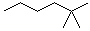 2,2-Dimethylhexane molecular structure (CAS 590-73-8)