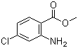 structure of CAS# 5900-58-3, 2-氨基-4-氯苯甲酸甲酯