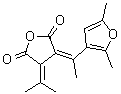 (3Z)-3-[1-(2,5-Dimethyl-3-furanyl)ethylidene]dihydro-4-(1-methylethylidene)-2,5-furandione molecular structure (CAS 59000-87-2)