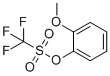 structure of CAS# 59099-58-0, 2-Methoxyphenyl trifluoromethanesulfonate