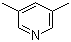 CAS # 591-22-0, 3,5-Lutidine, 3,5-Dimethylpyridine