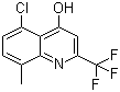 CAS # 59108-09-7, 5-Chloro-8-methyl-2-(trifluoromethyl)quinolin-4-ol