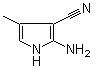 structure of CAS# 59146-60-0, 2-氨基-4-甲基吡咯-3-甲腈