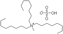 structure of CAS# 59158-14-4, 三辛基甲基硫酸铵
