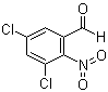 structure of CAS# 59178-12-0, 3,5-Dichloro-2-nitrobenzaldehyde
