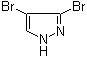 structure of CAS# 5932-18-3, 3,4-Dibromopyrazole