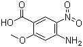 CAS # 59338-84-0, 4-Amino-2-methoxy-5-nitrobenzoic acid