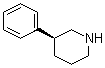structure of CAS# 59349-71-2, (S)-3-苯基哌啶
