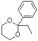 CAS # 59356-54-6, 2-Ethyl-2-phenyl-1,3-dioxane, NSC 29501