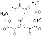 structure of CAS# 5936-11-8, Ferric potassium oxalate trihydrate