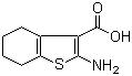 structure of CAS# 5936-58-3, 2-Amino-4,5,6,7-tetrahydrobenzo[b]thiophene-3-carboxylic acid