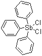 structure of CAS# 594-31-0, Dichlorotriphenylantimony