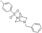 6-Benzyl-3-(4-methylphenyl)sulfonyl-3,6-diazabicyclo[2.2.1]heptane molecular structure (CAS 59436-75-8)
