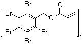 structure of CAS# 59447-57-3, Poly(pentabromobenzyl acrylate)
