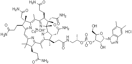 structure of CAS# 59461-30-2, 羟钴胺单盐酸盐