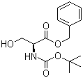 structure of CAS# 59524-02-6, Boc-L-Serine benzyl ester