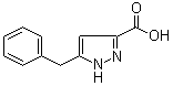 CAS # 595610-51-8, 5-(Phenylmethyl)-1H-pyrazole-3-carboxylic acid