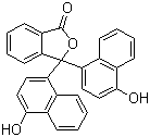 CAS 登录号：596-01-0, 1-萘酚酞, alpha-萘酚酞, 3,3'-双(4-羟基-1-萘基)-1(3H)-异苯并呋喃酮