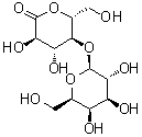 CAS # 5965-65-1, 4-O-beta-D-Galactopyranosyl-D-gluconic acid delta-lactone, Lactobiono-1,5-lactone, Lactobiono-delta-lactone, Lactobionolactone, Lactonolactone, NSC 14980, delta-Lactonolactone
