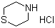 Thiomorpholine hydrochloride molecular structure (CAS 5967-90-8)