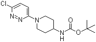 CAS # 596817-46-8, [1-(6-Chloro-3-pyridazinyl)-4-piperidinyl]carbamic acid tert-butyl ester