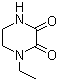structure of CAS# 59702-31-7, N-乙基-2,3-二酮哌嗪