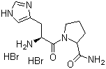 CAS 登录号：59760-04-2, L-组氨酰-L-脯氨酰胺二氢溴酸盐