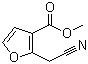 CAS 登录号：59760-33-7, 2-氰基甲基-3-呋喃甲酸甲酯