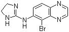 CAS # 59803-98-4, Brimonidine, 5-Bromo-6-(imidazolin-2-ylamino)quinoxaline, 5-Bromo-N-(4,5-dihydro-1H-imidazol-2-yl)quinoxalin-6-amine