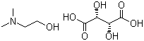 structure of CAS# 5988-51-2, 二甲氨基乙醇酒石酸氢盐