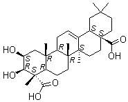 structure of CAS# 599-07-5, Medicogenic acid