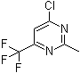 structure of CAS# 5993-98-6, 4-Chloro-2-methyl-6-trifluoromethylpyrimidine