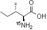 structure of CAS# 59935-30-7, L-异亮氨酸-<sup>15</sup>N