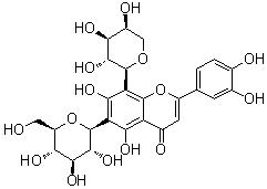CAS # 59952-97-5, Carlinoside, Lucenin 5, Luteolin 6-C-beta-D-glucopyranoside-8-C-alpha-L-arabinopyranoside