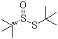 structure of CAS# 60011-16-7, (S)-(-)-叔丁基亚磺酸硫代叔丁酯