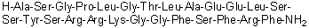 CAS # 600171-70-8, Rat 26RFa, L-Alanyl-L-serylglycyl-L-prolyl-L-leucylglycyl-L-threonyl-L-leucyl-L-alanyl-L-alpha-glutamyl-L-alpha-glutamyl-L-leucyl-L-seryl-L-seryl-L-tyrosyl-L-seryl-L-arginyl-L-arginyl-L-lysylglycylglycyl-L-phenylalanyl-L-seryl-L-phenylalanyl-L-arginyl-L-phenylalaninamide, Mouse 26RFa