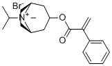 CAS # 60018-35-1, Ipratropium Bromide EP Impurity F Bromide, [(1S,5R)-8-methyl-8-propan-2-yl-8-azoniabicyclo[3.2.1]octan-3-yl] 2-phenylprop-2-enoate bromide