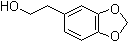 1,3-Benzodioxole-5-ethanol molecular structure (CAS 6006-82-2)