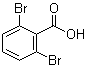 2,6-Dibromobenzoic acid molecular structure (CAS 601-84-3)