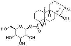CAS # 60129-63-7, Paniculoside I, (4alpha,15beta)-15-Hydroxykaur-16-en-18-oic acid beta-D-glucopyranosyl ester