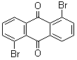 CAS # 602-77-7, 1,5-Dibromoanthraquinone, 1,5-Dibromo-9,10-anthraquinone