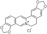 structure of CAS# 6020-18-4, 氯化黄连碱