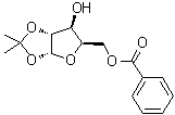 1,2-O-(1-Methylethylidene)-alpha-D-xylofuranose 5-benzoate molecular structure (CAS 6022-96-4)